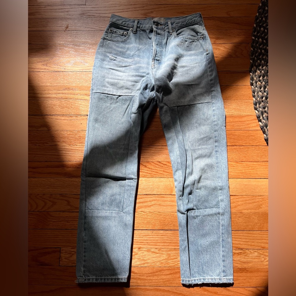 Everlane patchwork 90s cheeky jean